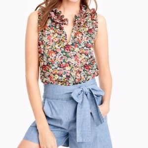 J. Crew Liberty Ruffle Tank 12